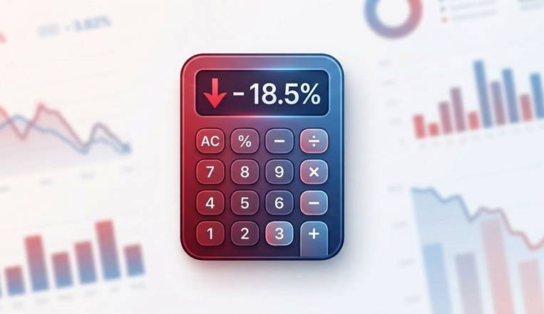 percentage decrease calculator​