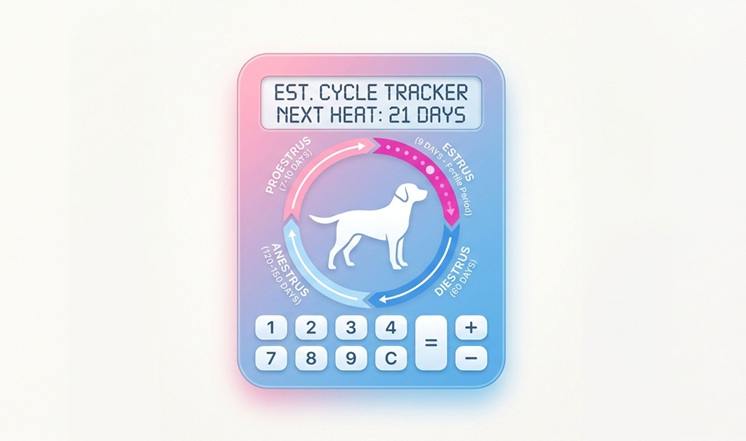 dog heat cycle calculator​